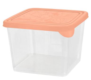 Контейнер для продуктов HELSINKI Artichoke 0,75 л квадратный персиковая карамель